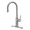 Anzzi Cresent Pull-Down Sprayer Kitchen Faucet, Brushed Nickel KF-AZ1068BN - alternate 6